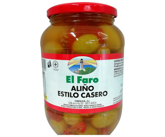 ACEITUNAS EL FARO ALIÑO CASERO 500GR