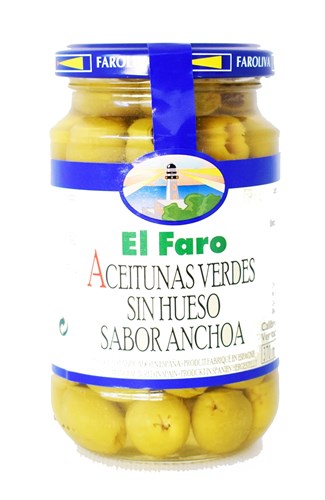 ACEITUNAS EL FARO DESHUESADA 350GR