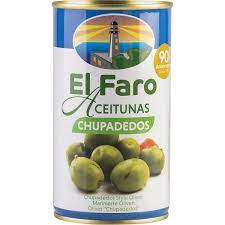 ACEITUNAS FARO CHUPADEOS LATA 185GRS