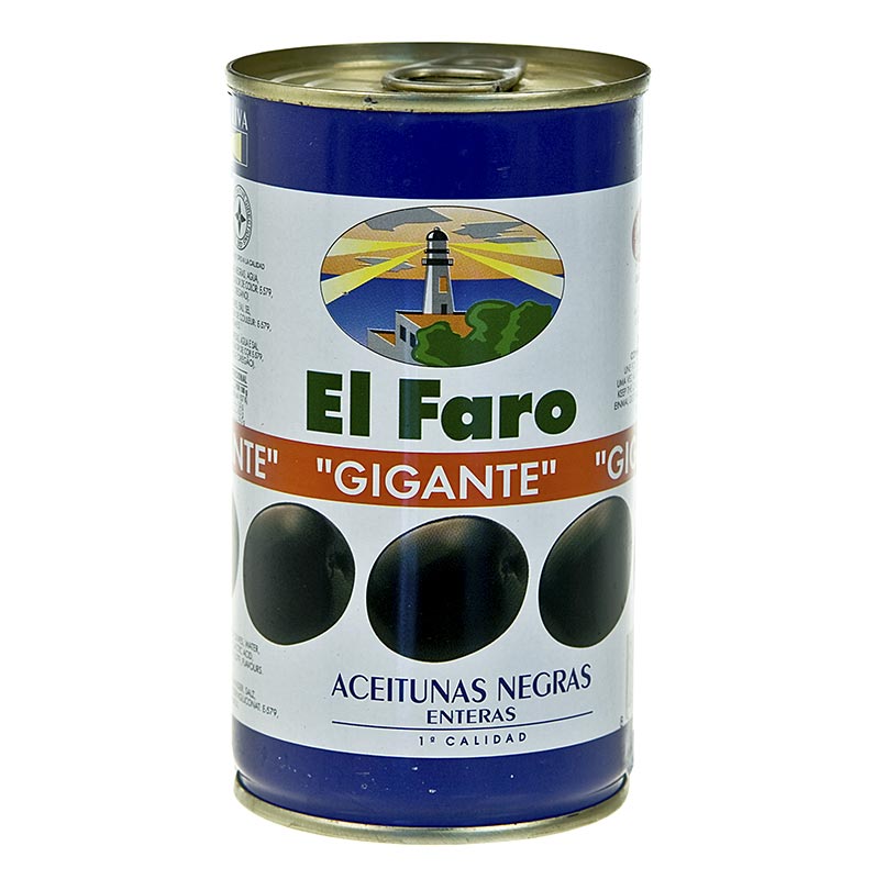 ACEITUNAS FARO NEGRAS BOTE 190 GR.