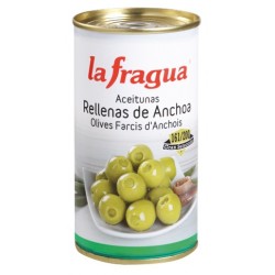 ACEITUNAS RELLENAS DE ANCHOAS LA FRAGUA 350 GR