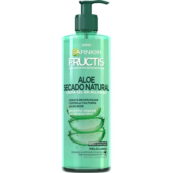 ACONDICIONADOR FRUCTIS DOSIFICADOR SIN ACLARADO ALOE VERA 400ML