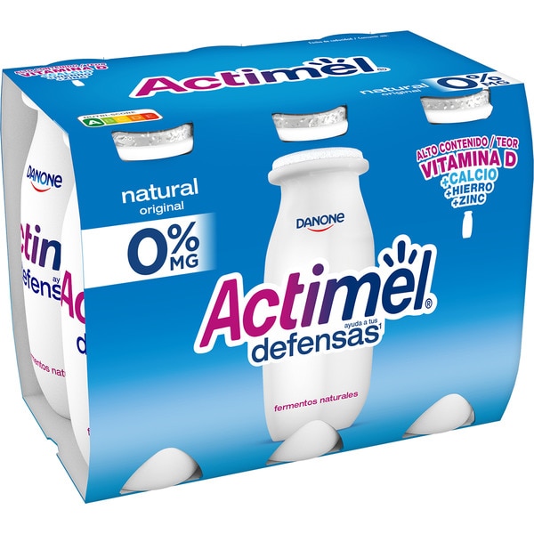 ACTIMEL NATURAL 0% PK-6 100ML