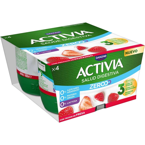 ACTIVIA TRIPLE ZERO CON FRESA X4