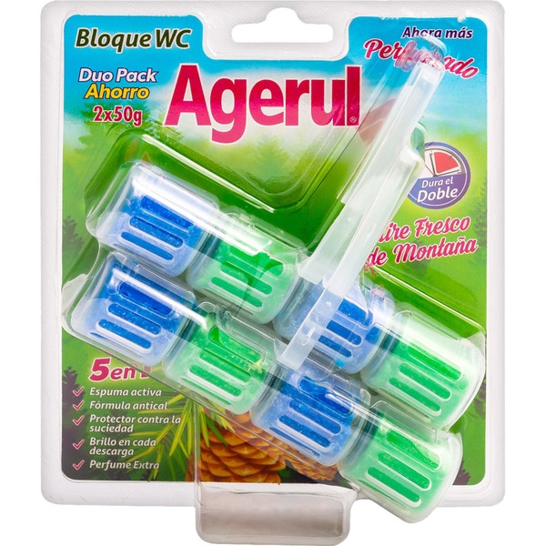 AGERUL COLGADOR BOLAS AIRE FRESCO MONTAÑA (2X50GR)
