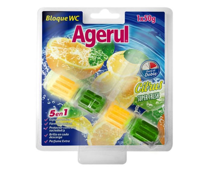 AGERUL COLGADOR W.C BOLAS CITRUS SUPER FRESH 1 UNI