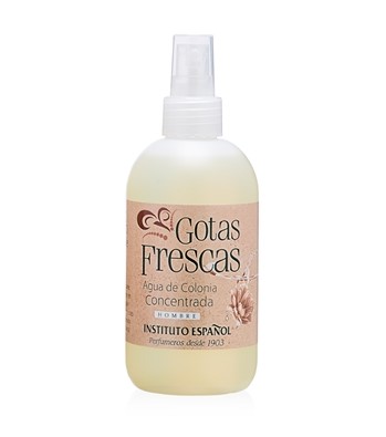 AGUA DE COLONIA INSTITUTO ESPAÑOL GOTAS FRESCAS HOMBRE 250ML