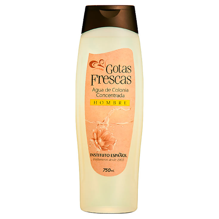 AGUA DE COLONIA INSTITUTO ESPAÑOL GOTAS FRESCAS HOMBRE 750ML