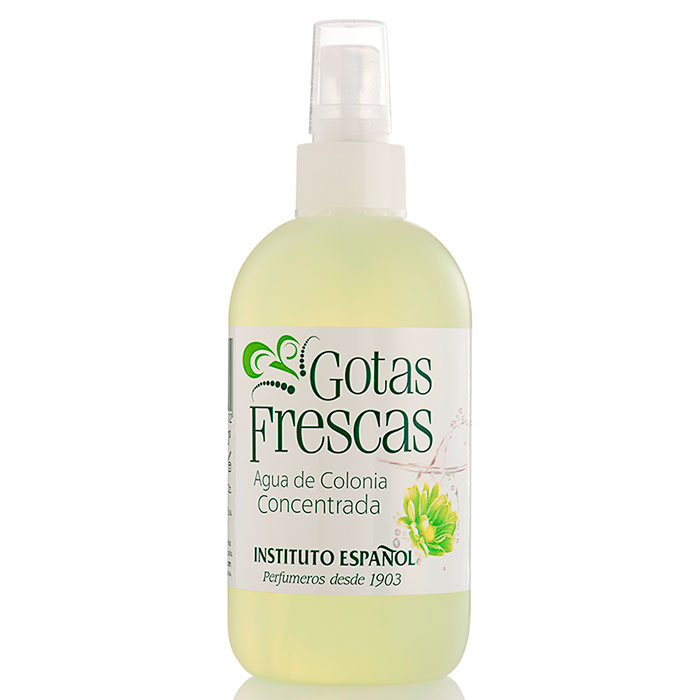 AGUA DE COLONIA INSTITUTO ESPAÑOL GOTAS FRESCAS VAPORIZADOR BOLSO 80ML