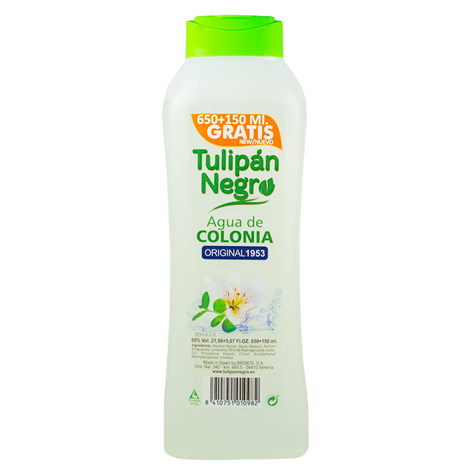 AGUA DE COLONIA TULIPAN NEGRO ORIGINAL 800ML