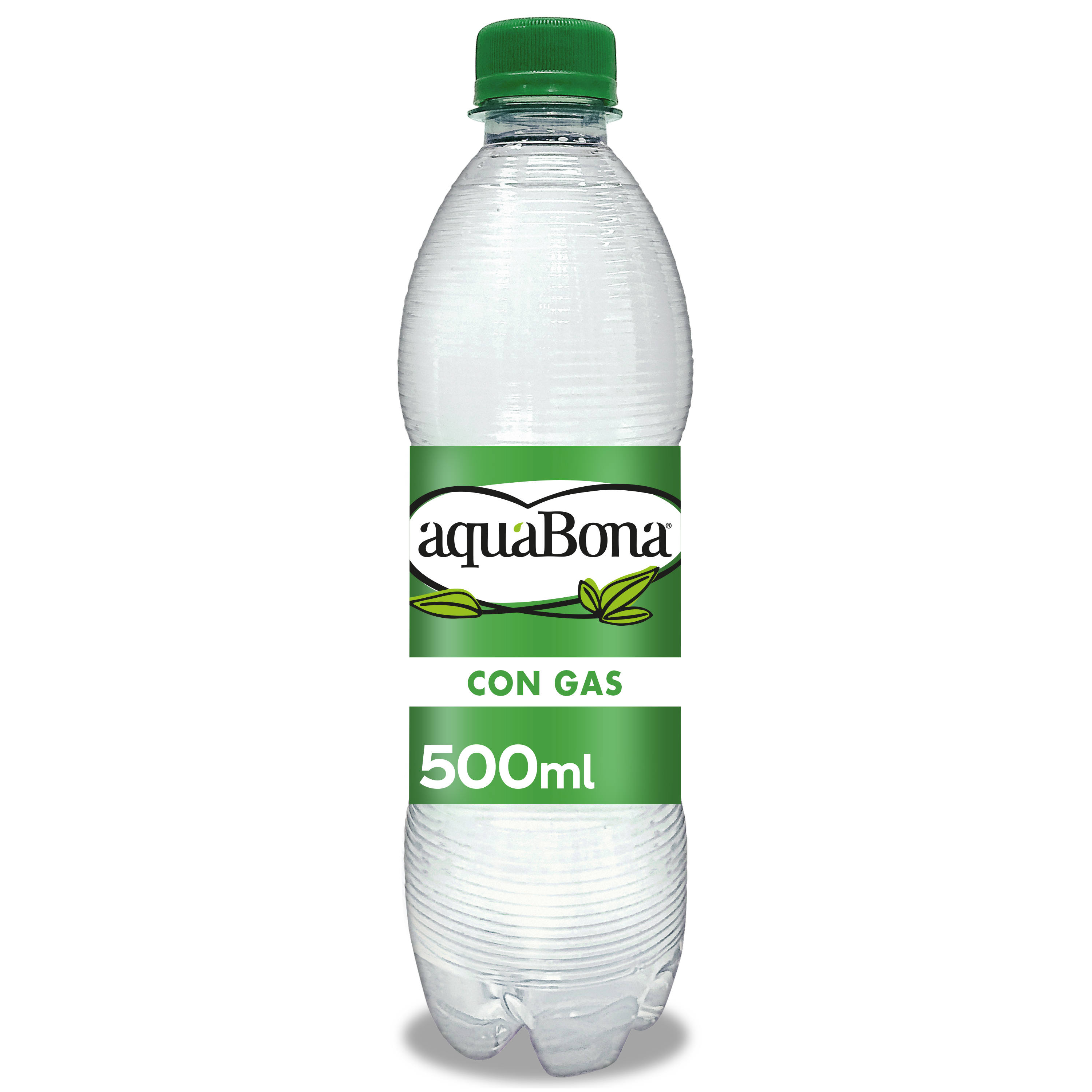 AGUA MINERAL NATURAL CON GAS AQUABONA 500ML