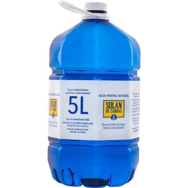AGUA SOLAN DE CABRAS 5 LT