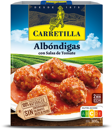 ALBONDIGAS CON SALSA DE TOMATE CARRETILLA 300GR