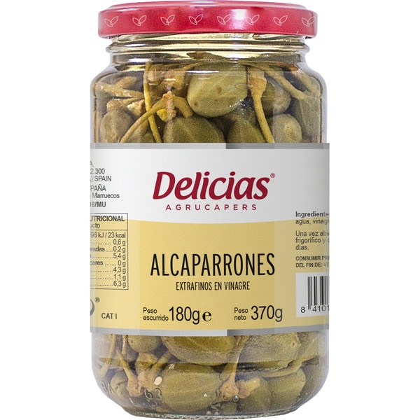ALCAPARRONES DELICIAS 370GR