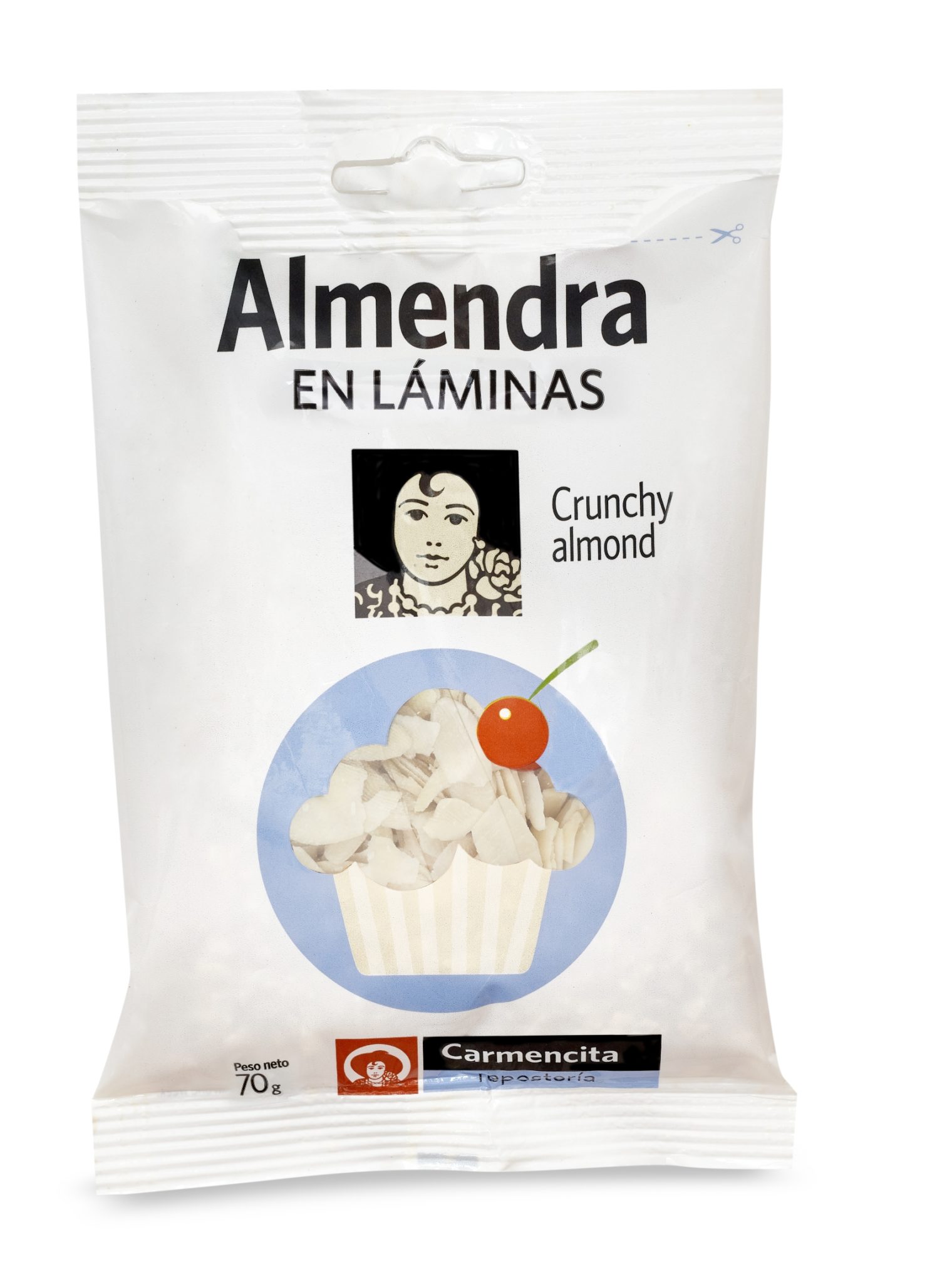 ALMENDRA LAMINADA CARMENCITA 70 GRS