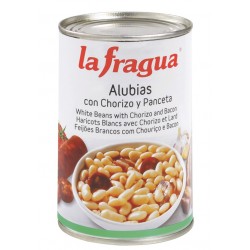 ALUBIAS CON CHORIZO Y PANCETA LA FRAGUA 425 GR