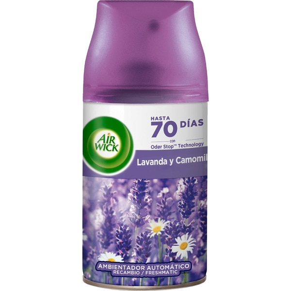 AMBIENTADOR AIR WICK FRESH-MATIC RECAMBIO LAVANDA 250 ML