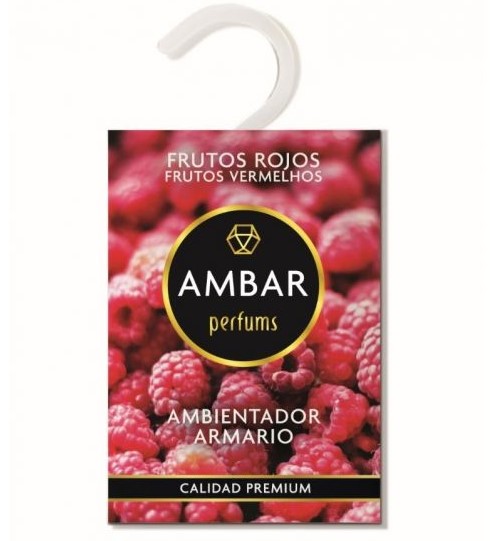 AMBIENTADOR ARMARIO AMBAR FRUTOS ROJOS