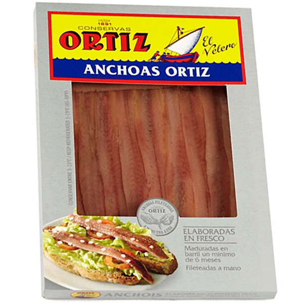 ANCHOAS ORTIZ EN ACEITE DE OLIVA 55GR