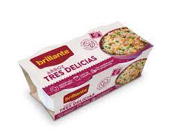 ARROZ BRILLANTE VASITO TRES DELICIAS PK-2 2X125GR