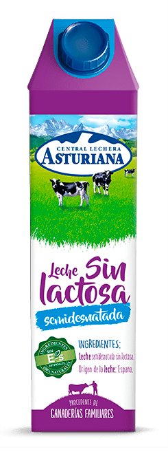 ASTURIANA SIN LACTOSA SEMIDESNATADA 1 LT