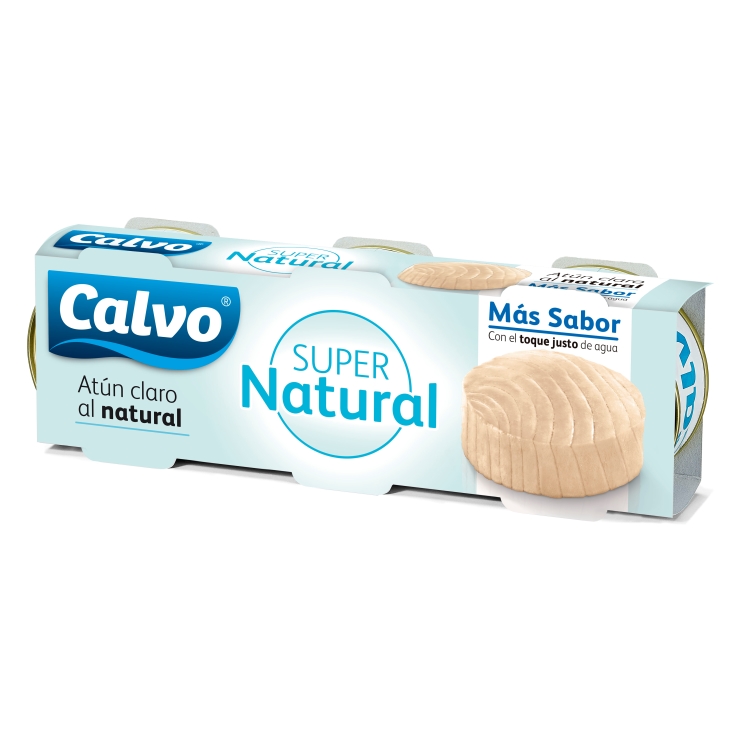 ATUN AL NATURAL CALVO PK-3 56GR