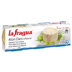 ATUN CLARO AL NATURAL LA FRAGUA PACK-3 240 GR