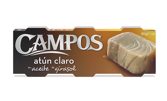 ATUN EN ACEITE DE GIRASOL PK-3 56GR