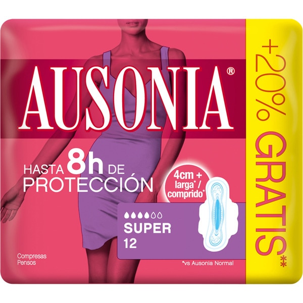 AUSONIA SUPER CON ALAS 12UNI