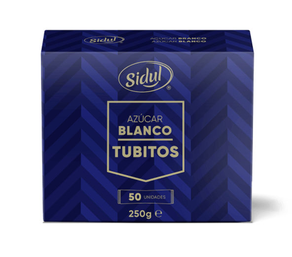 AZUCAR TUBITOS SIDUL 50UNI 350GR