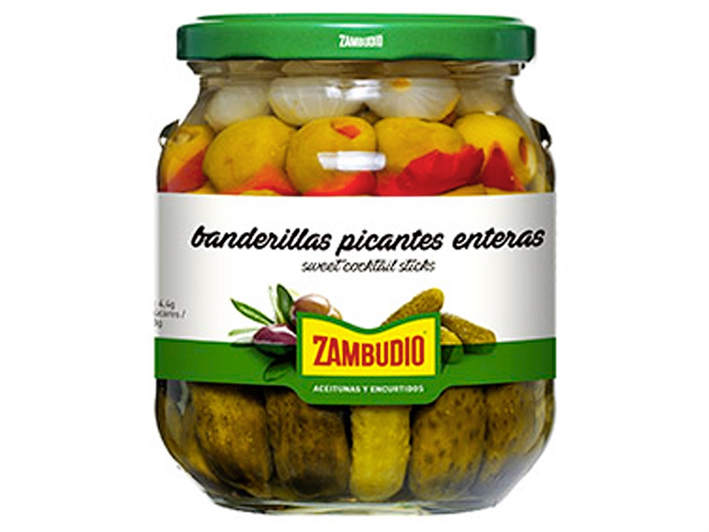 BANDERILLA ZAMBUDIO PICANTES TARRO 300 G