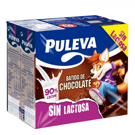 BATIDO PULEVA SIN LACTOSA CACAO PK-6 200 ML