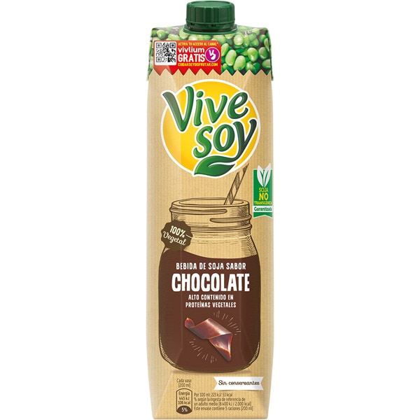BATIDO SOJA VIVE-SOY CHOCOLATE 1LT