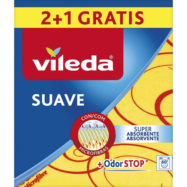 BAYETA VILEDA SUAVE PK-2+1