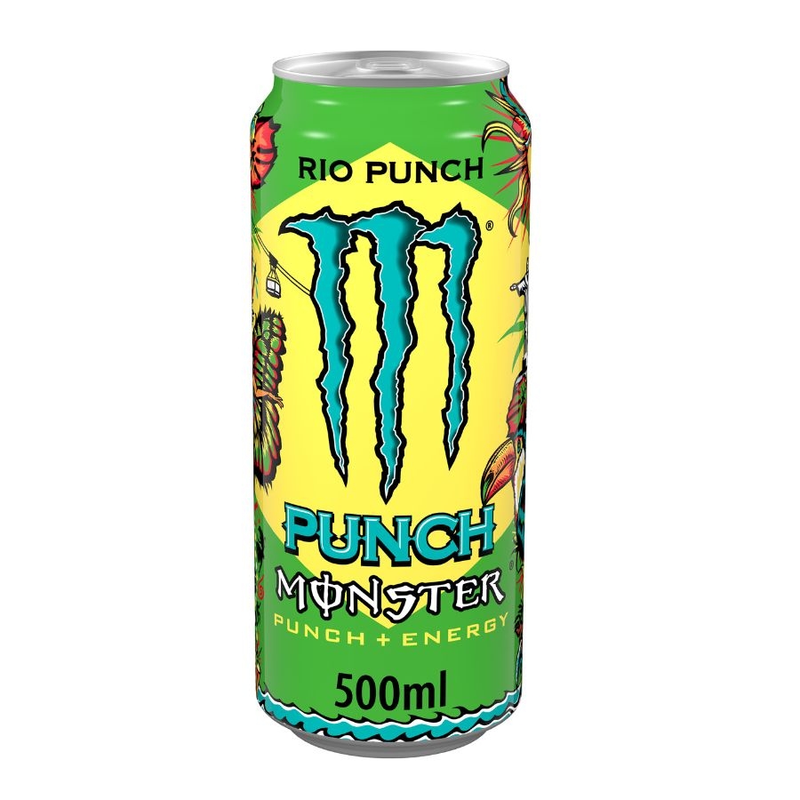 BEBIDA ENERGÉTICA MONSTER RIO PUNCH 500ML