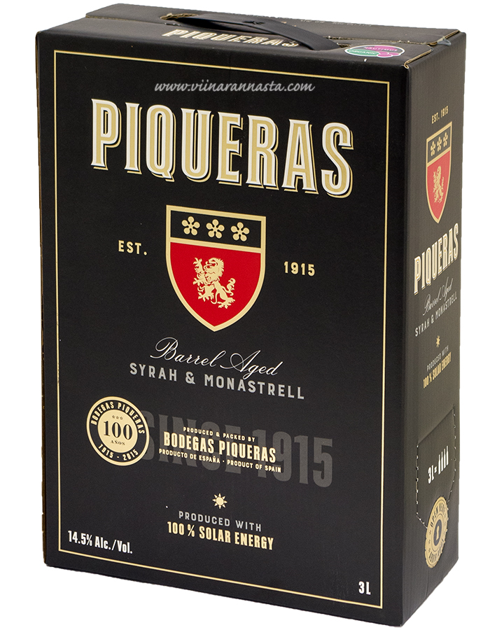 B.I.B SYRAH-MONASTRELL TINTO PIQUERAS 3LT