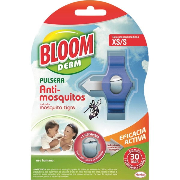 BLOOM PULSERA INFANTIL REPELENTE INSECTOS