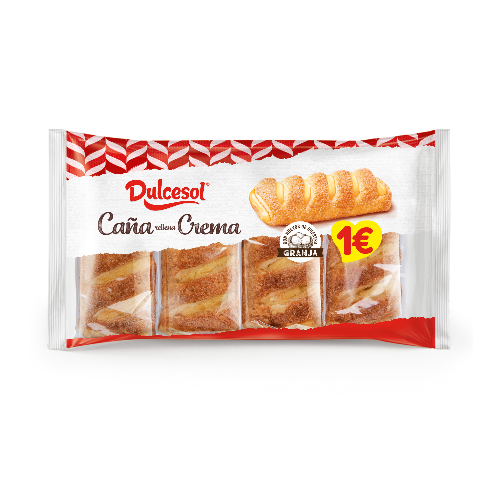 CAÑAS DE CREMA DULCESOL 4 UNI