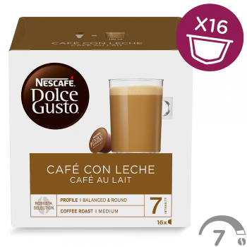 CAFE DOLCE-GUSTO EXPRESSO CAFE CON LECHE 16 CAPSULAS