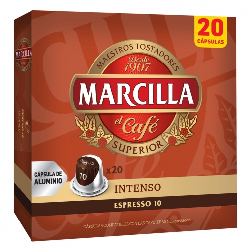 CAFE MARCILLA INTENSO ESPRESSO  20 CAPSULAS
