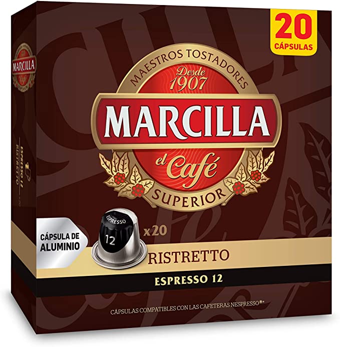 CAFE MARCILLA RISTRETTO INTENSO 20 CAPSULAS