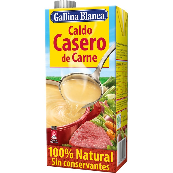 CALDO CASERO DE CARNE GALLINA BLANCA 1LT