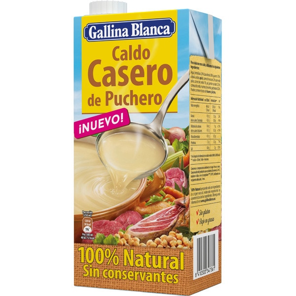 CALDO CASERO DE PUCHERO GALLINA BLANCA 1LT