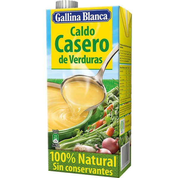 CALDO CASERO DE VERDURAS GALLINA BLANCA 1LT