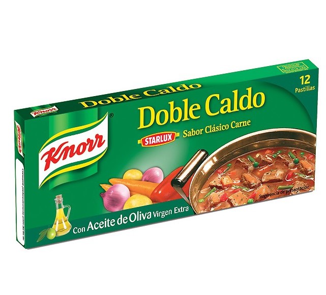 CALDO KNORR DE CARNE 12 PASTILLAS 120GR