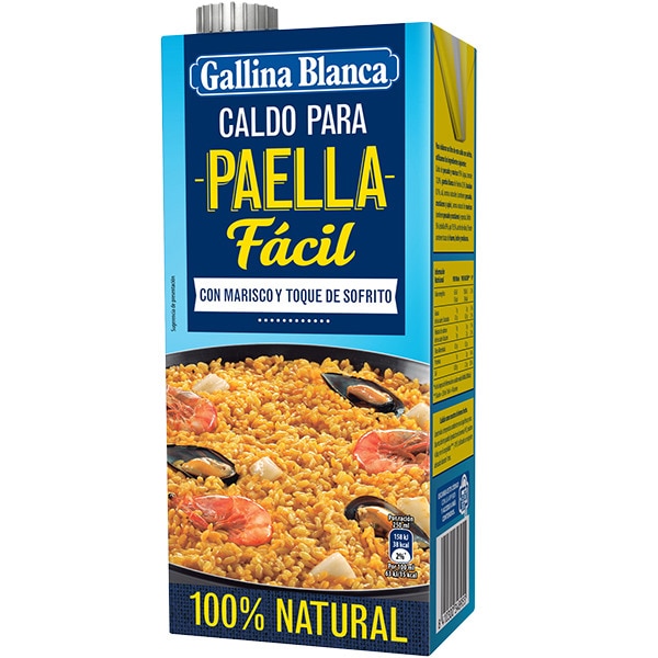 CALDO PARA PAELLA GALLINA BLANCA DE MARISCO 1LT