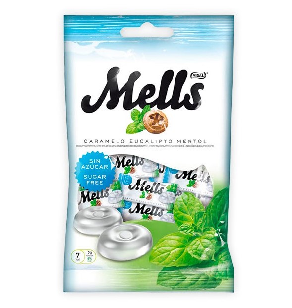 CARAMELOS MELLS EUCALIPTO SIN AZUCAR 80GR