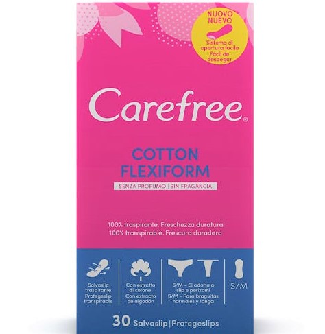 CAREFREE COTTON FLEXIFORM NORMAL 30UNI