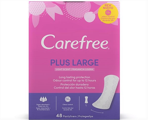 CAREFREE PLUS LARGUE MAXI 48UNI