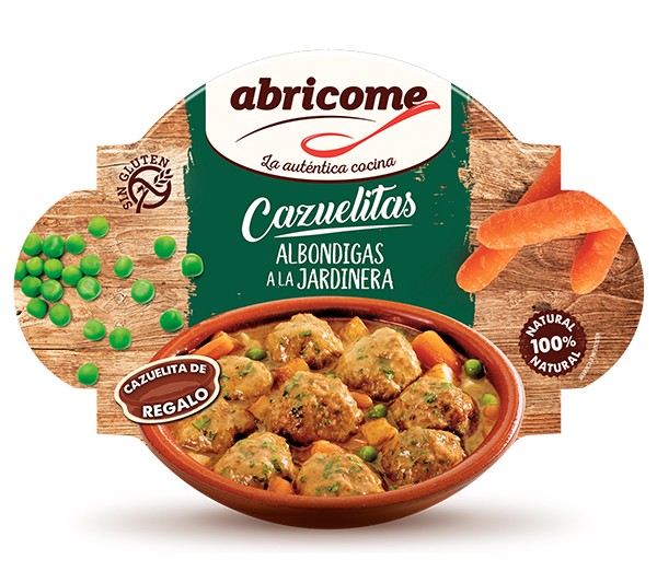 CAZUELITA DE ALBONDIGAS A LA JARDIBNERA ABRICOME 415GR